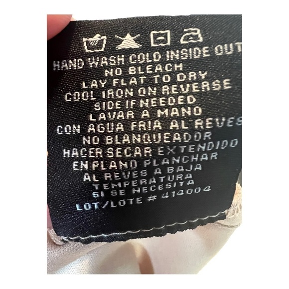 R&M Richards Cocktail Lace Knee Length Black Sequin Sheer Overlay Size 8 NEW - Picture 13 of 16